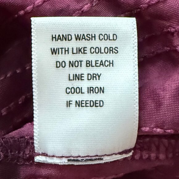 Sami &‎ Jo Burgundy Sequin 3/4 Sleeve Bohemian Button Down Size PM - Picture 5 of 7